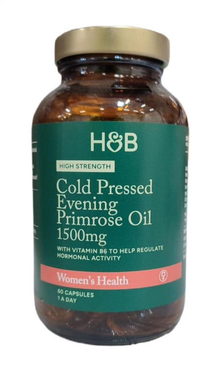 High Strength Cold Pressed Evening Primrose Oil, 1500mg - Holland & Barrett - WestPharmacy.nl - Menopause Support