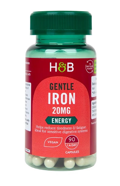 Gentle Iron, 20mg - 90 vcaps - Holland & Barrett | WestPharmacy.nl - Minerals