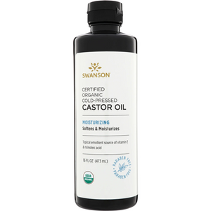 Certified Organic Cold-Pressed Castor Oil - 473ml - Swanson | WestPharmacy.nl