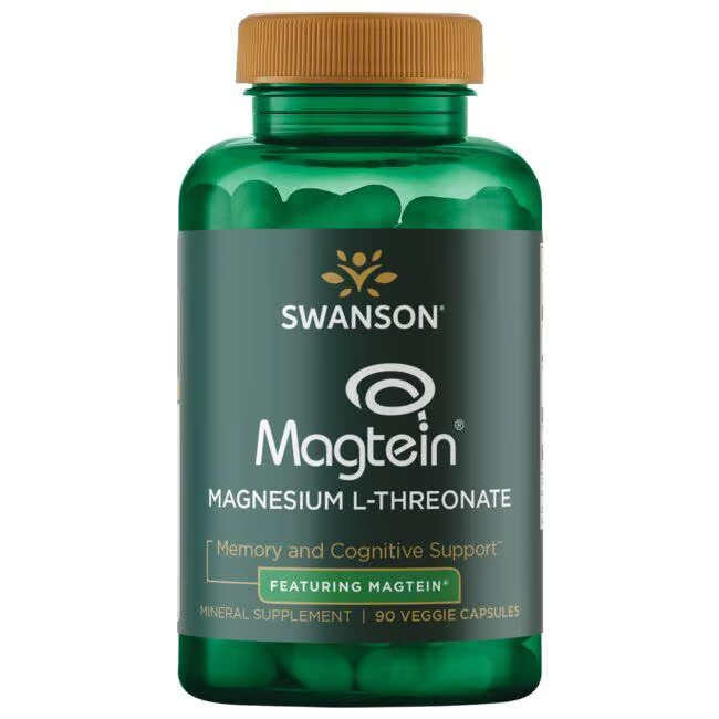 Magnesium L-Threonate - Featuring Magtein 90 VCAPS - Swanson | WestPharmacy.nl