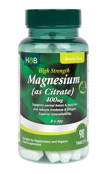 High Strength Magnesium (as Citrate), 400mg - 90 tablets - Holland & Barrett | WestPharmacy.nl - Minerals