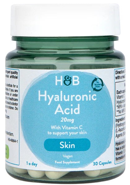 Hyaluronic Acid with Vitamin C, 20mg - 30 caps - Holland & Barrett | WestPharmacy.nl - Vitamins