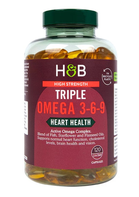 High Strength Triple Omega 3-6-9 - 120 caps - Holland & Barrett | WestPharmacy.nl - Fish Oil
