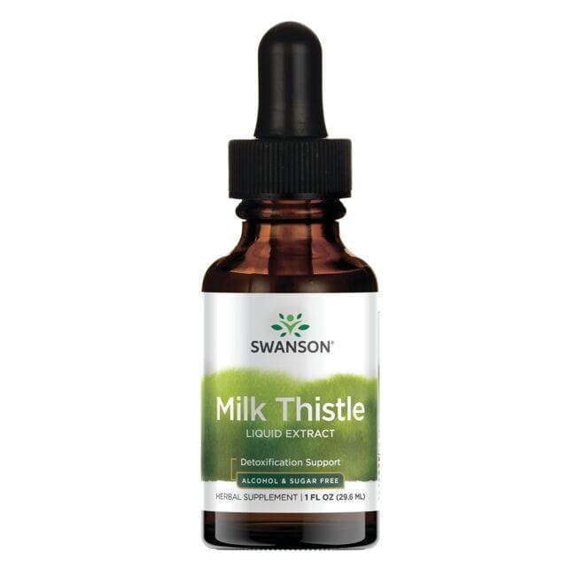 Milk Thistle Liquid Extract - 29.6 ml - Swanson - Vaistine1.lt