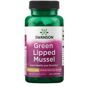 Green Lipped Mussel - Žalialūpė midija - 500 mg - N60 - Swanson - Vaistine1.lt