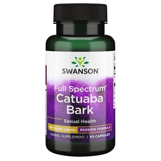 Catuaba Bark - Lytinei sveikatai  - 465 mg - N60 - Swanson - Vaistine1.lt