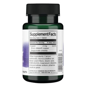 Albion Copper - Varis - 2 mg - N300 - Swanson - Vaistine1.lt