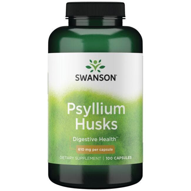 Psyllium Husks - Žarnynui - 610 mg - N100 - Gyslotis - Swanson - Vaistine1.lt