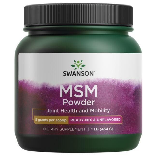 MSM Powder - MSM milteliai  - Sąnariams - 454 gr - Swanson - Vaistine1.lt