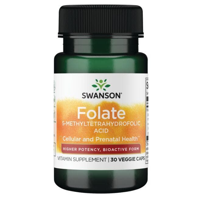 FOLATE 800 MCG 30 CAPS - Swanson | WestPharmacy.nl
