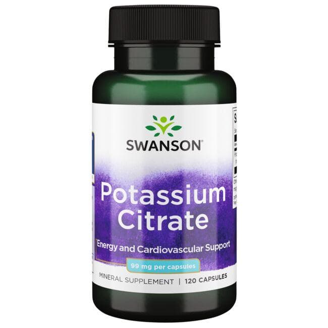Potassium Citrate - Kalio citratas - 99 mg - N120 - Swanson - Vaistine1.lt