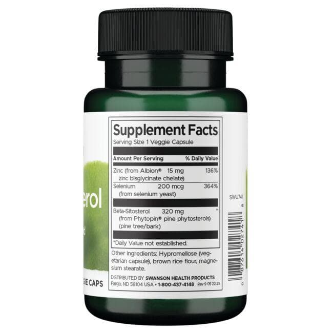 Beta-Sitosterol - 320 mg - N30 - Beta sitosterolis - Swanson - Vaistine1.lt