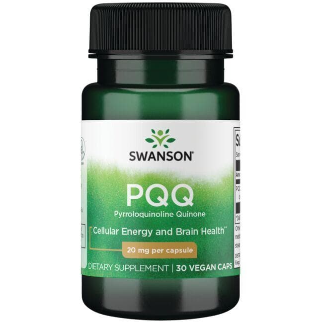PQQ Pyrroloquinoline Quinone - 20 mg - N30 - Swanson - Vaistine1.lt