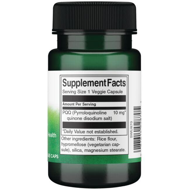 PQQ Pyrroloquinoline Quinone - 10 mg - N30 - Swanson - Vaistine1.lt